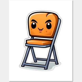 Folding chair design Posters and Art